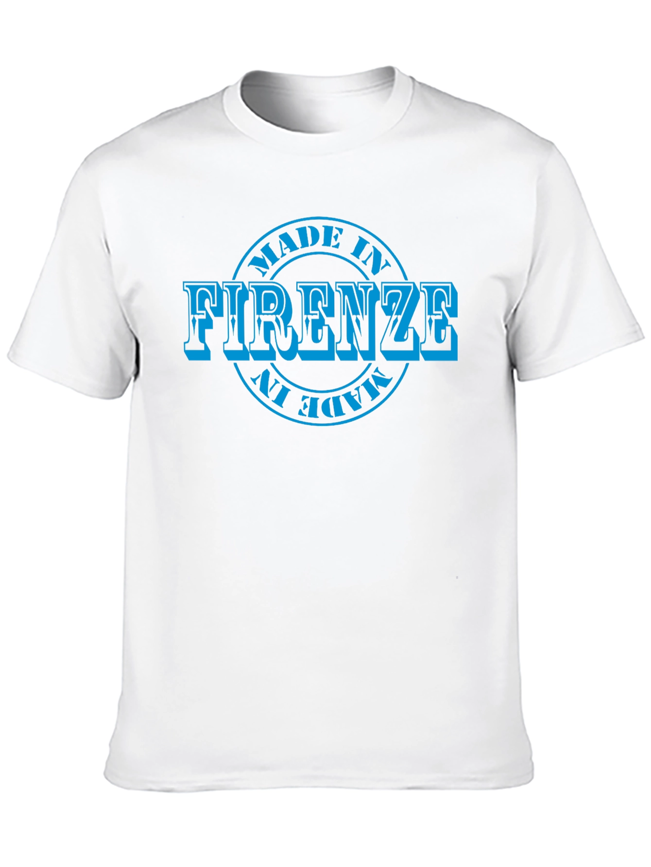 Camiseta Negra Hombre - Diseño Made in Firenze