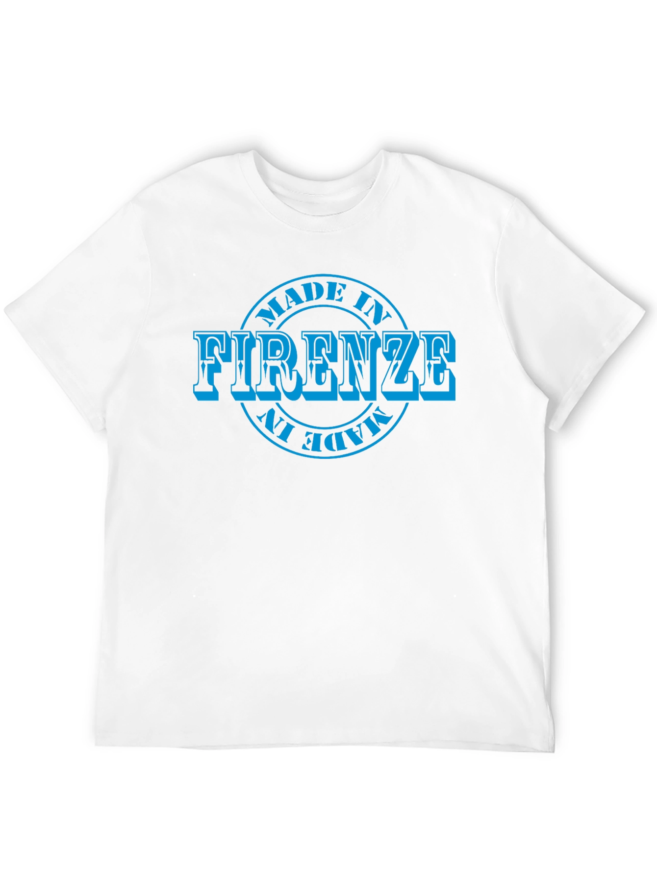 Camiseta Negra Hombre - Diseño Made in Firenze