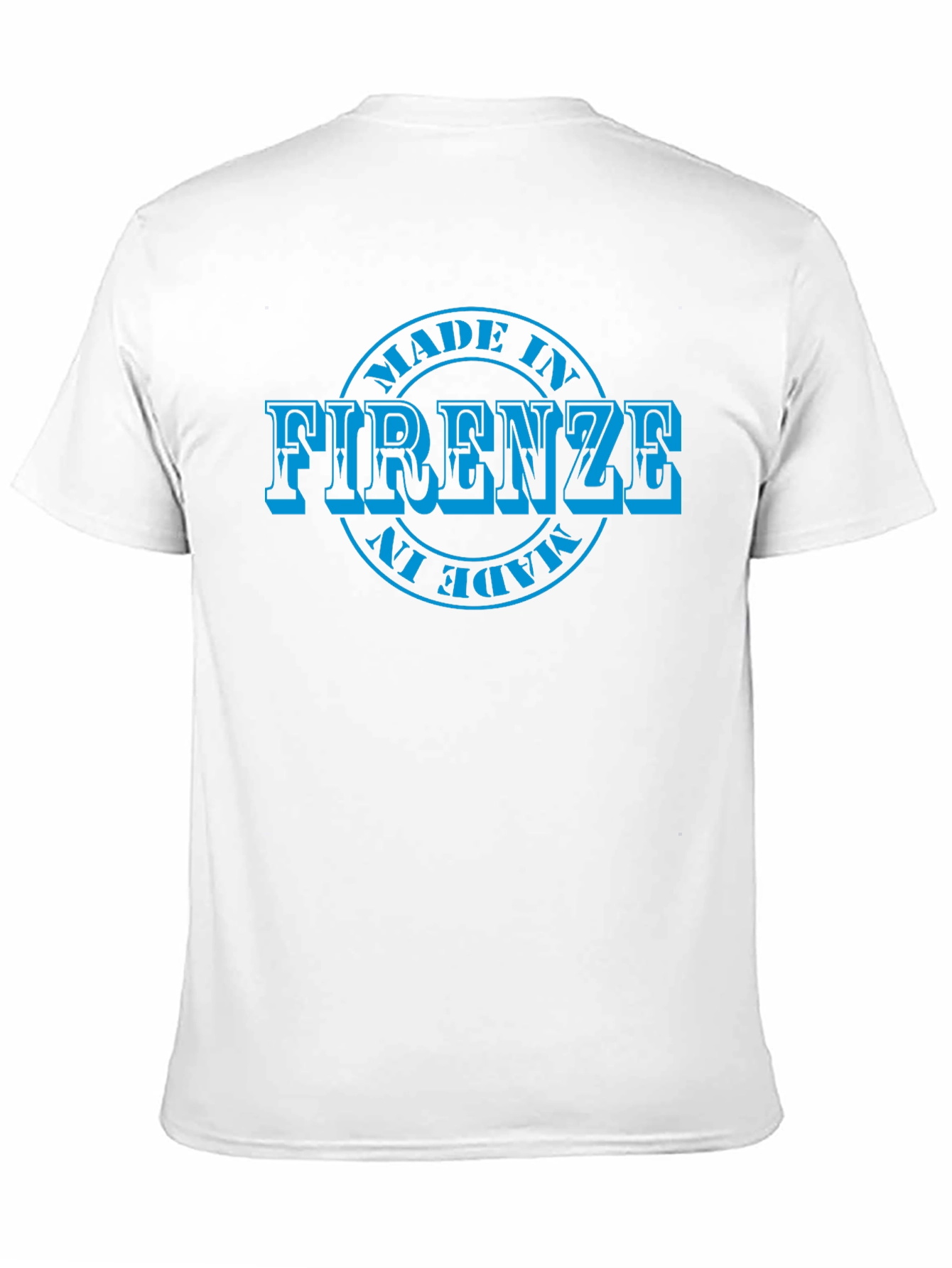 Camiseta Negra Hombre - Diseño Made in Firenze