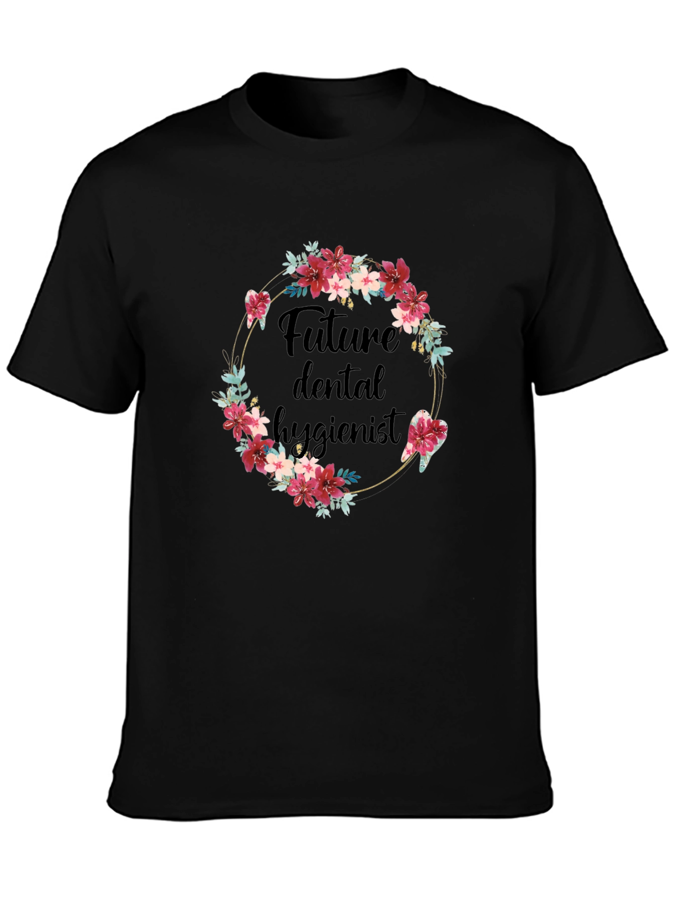 Camiseta Futuro Higienista Dental Floral