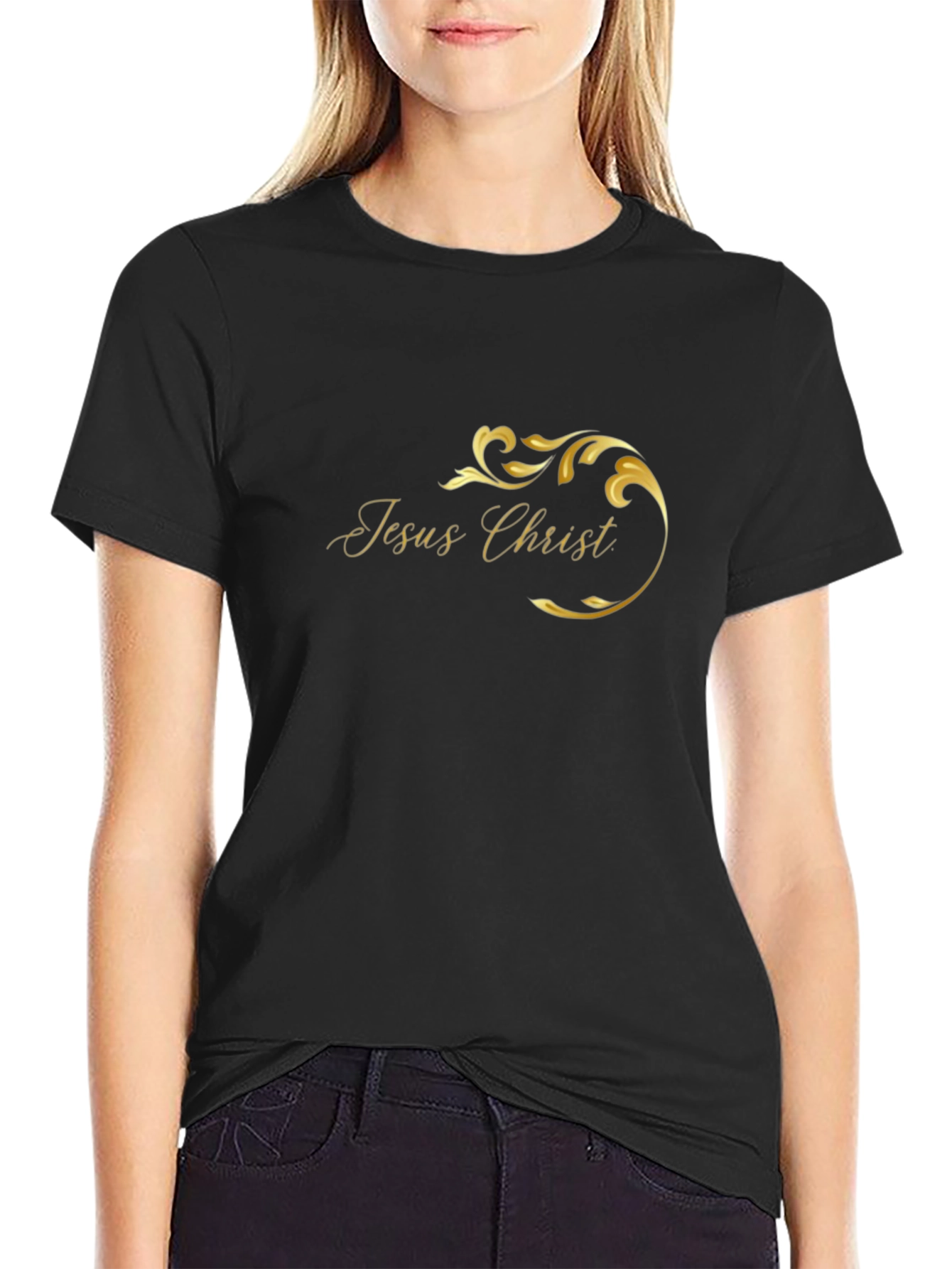 Camiseta Negra Jesucristo