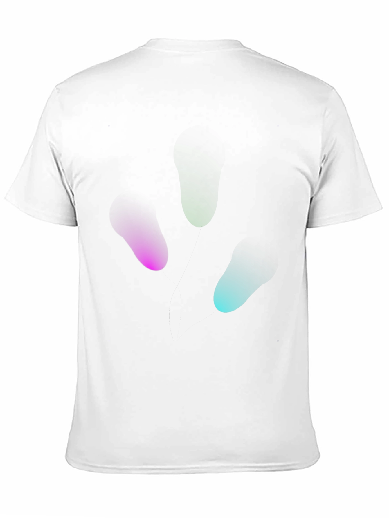 Camiseta Negra Hombre Diseño Abstracto