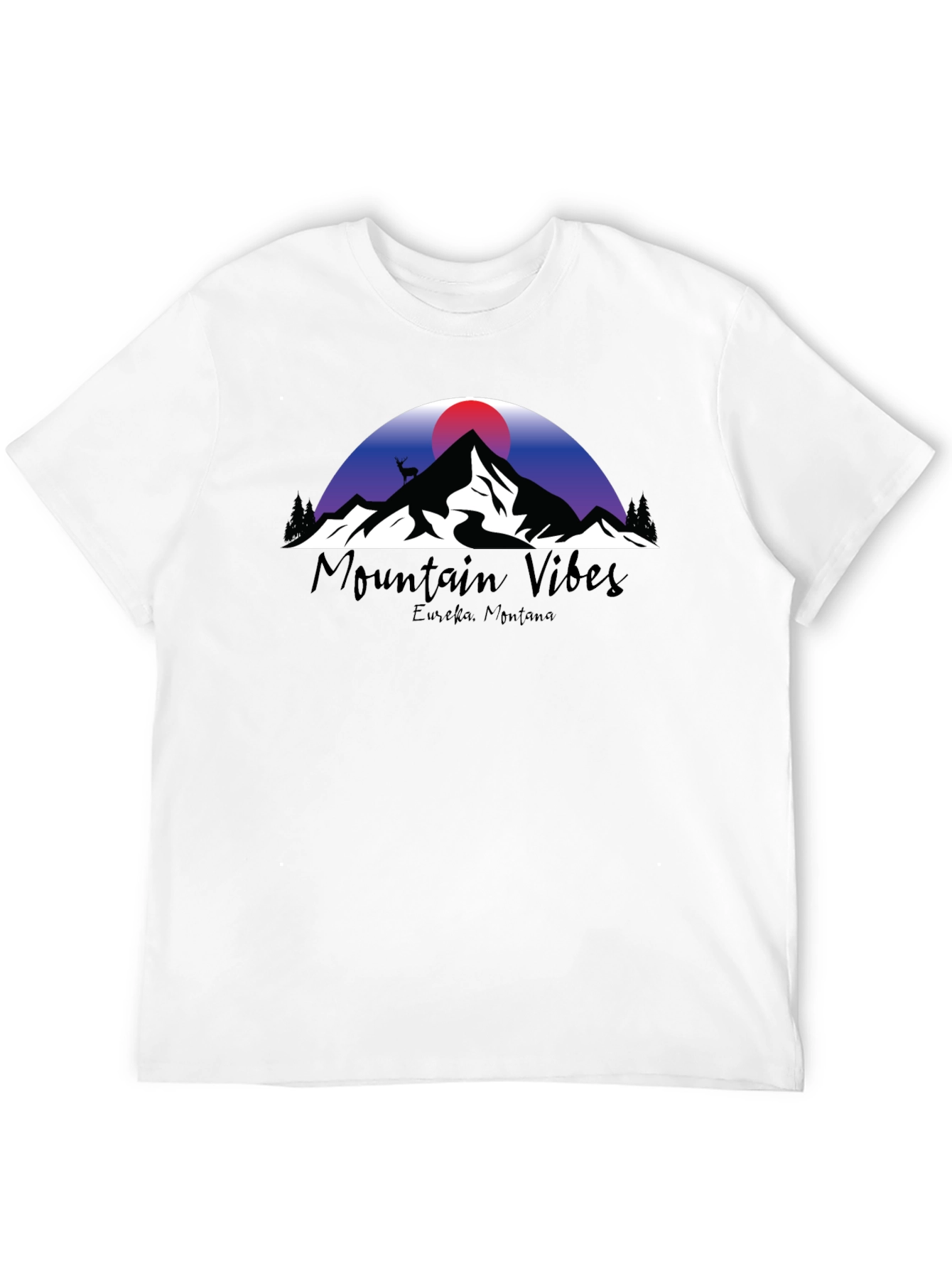 Camiseta Negra Mountain Vibes