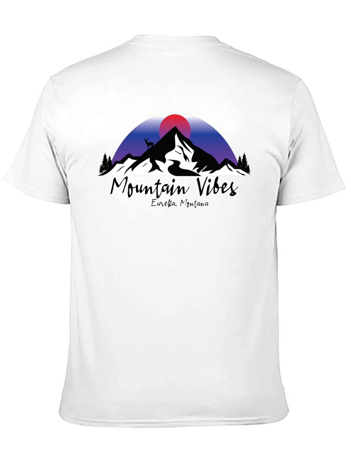 Camiseta Negra Mountain Vibes