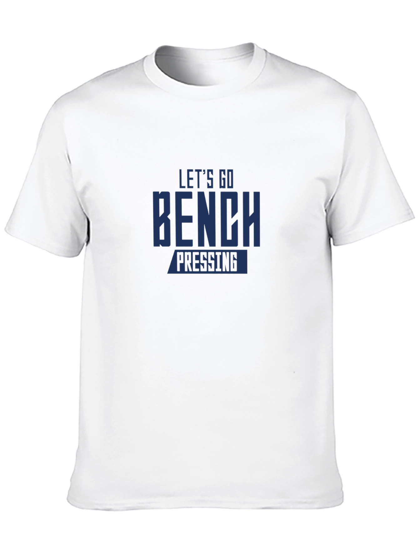 Camiseta Negra: ¡Vamos al Press de Banca!