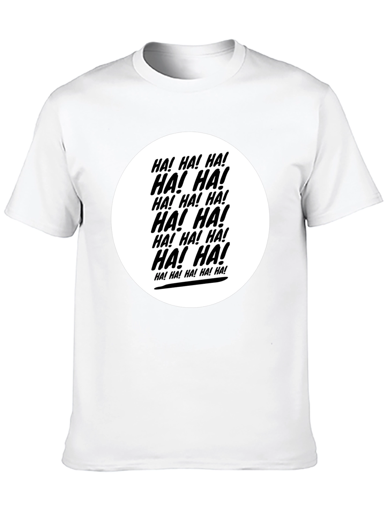 Camiseta Negra ¡HA! ¡HA! ¡HA!