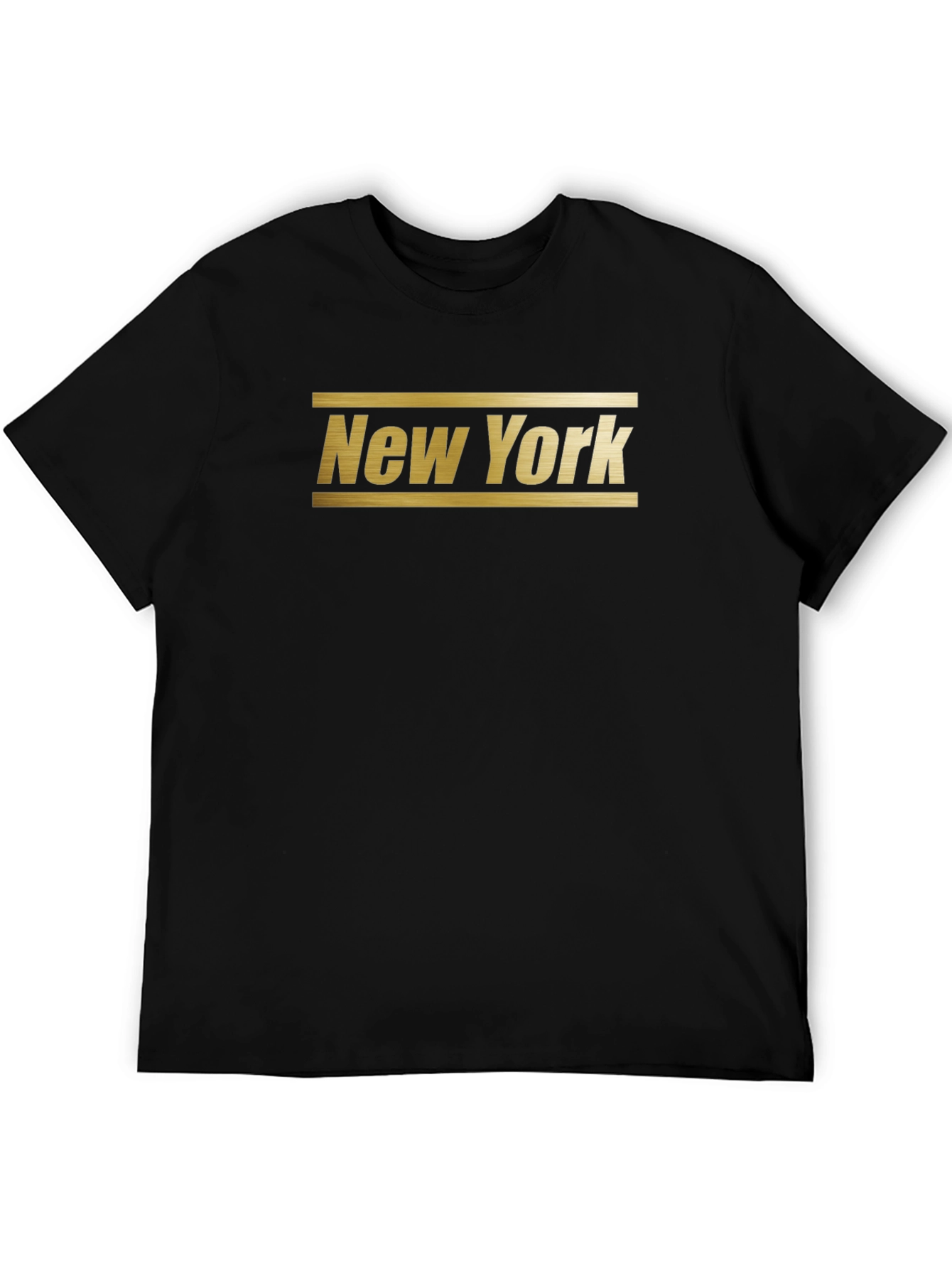 Camiseta Negra New York Estilo Clásico