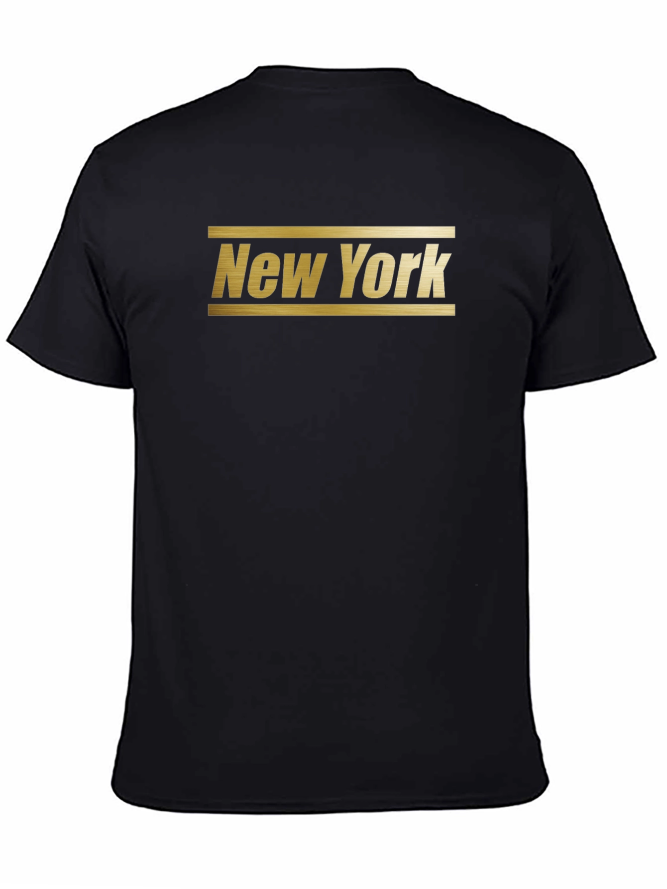Camiseta Negra New York Estilo Clásico
