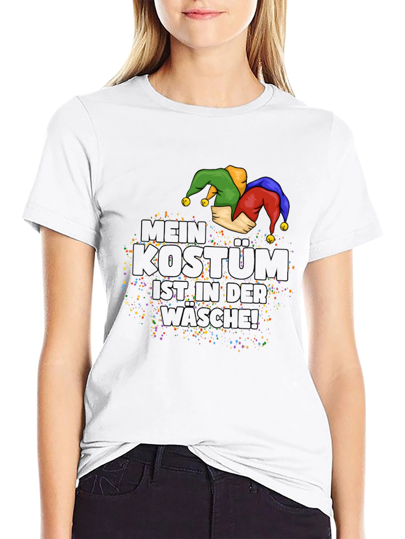 Camiseta Negra Mi Disfraz Está Lavándose