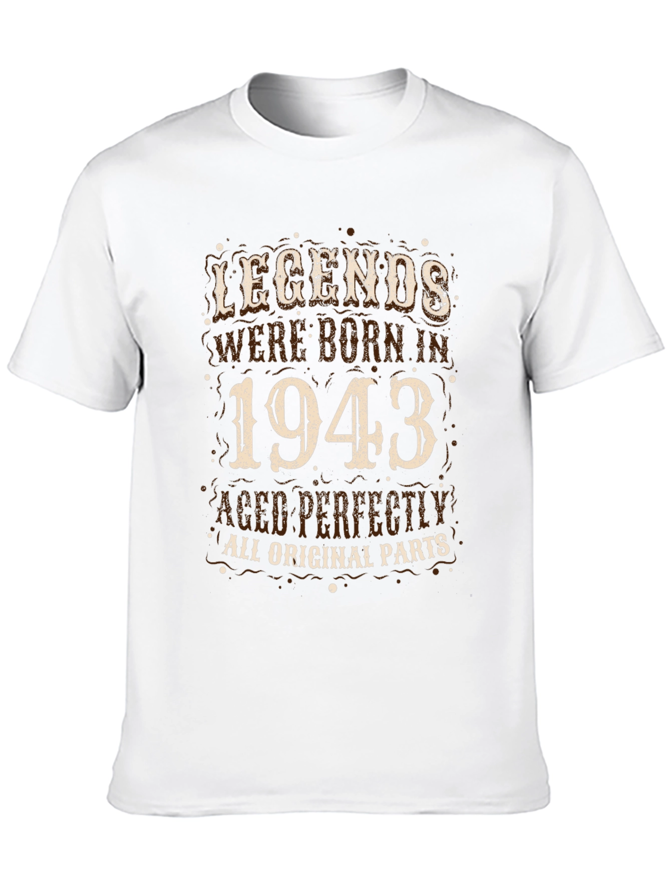 Camiseta Legends Born in 1943 - Edición Limitada