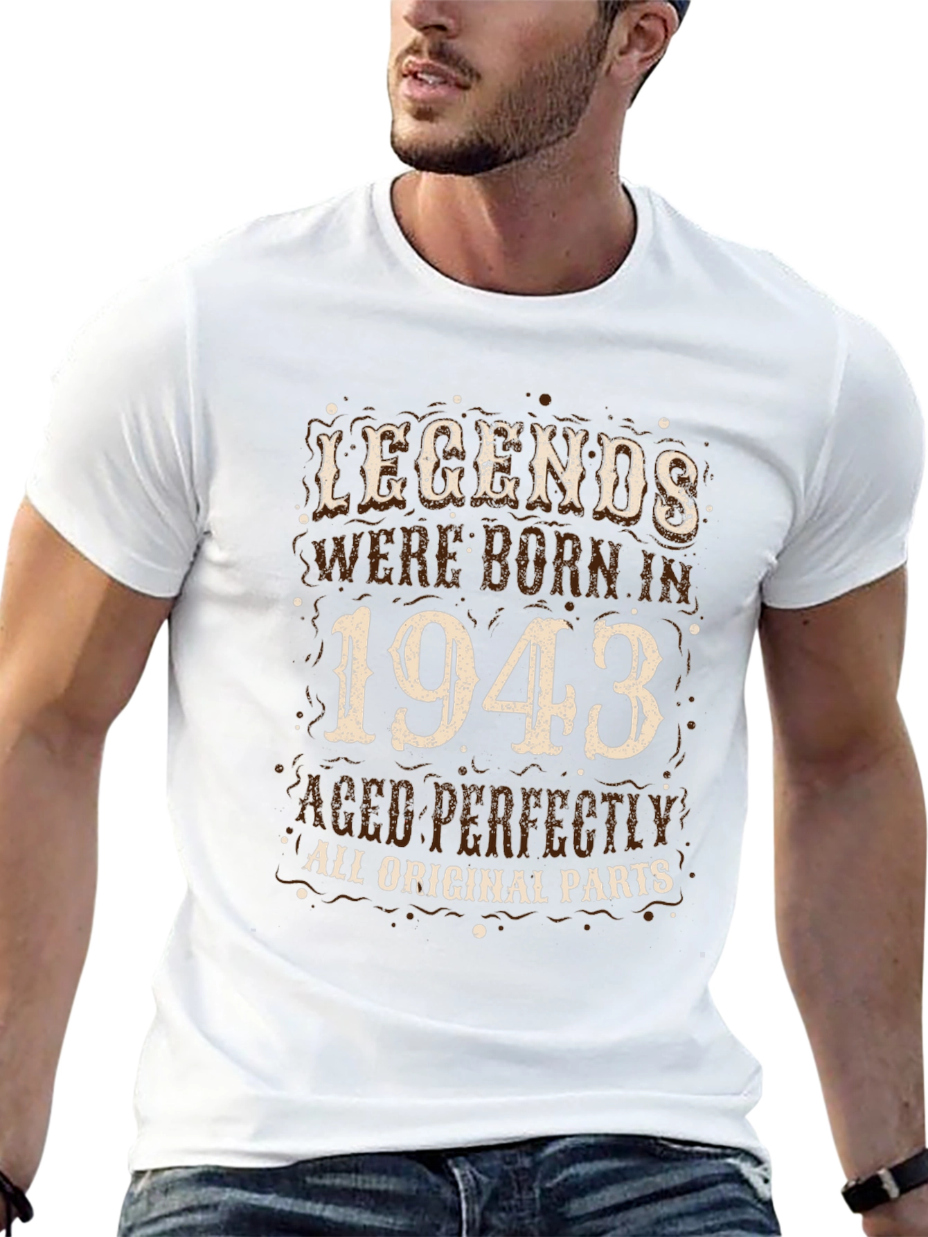 Camiseta Legends Born in 1943 - Edición Limitada