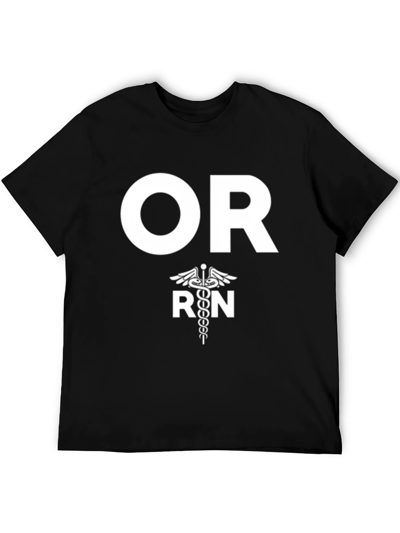Camiseta Negra OR RN - Enfermera Quirúrgica
