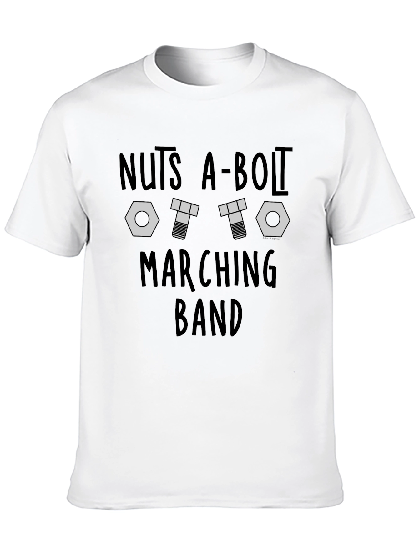 Camiseta Negra Nuts A-Bolt Marching Band