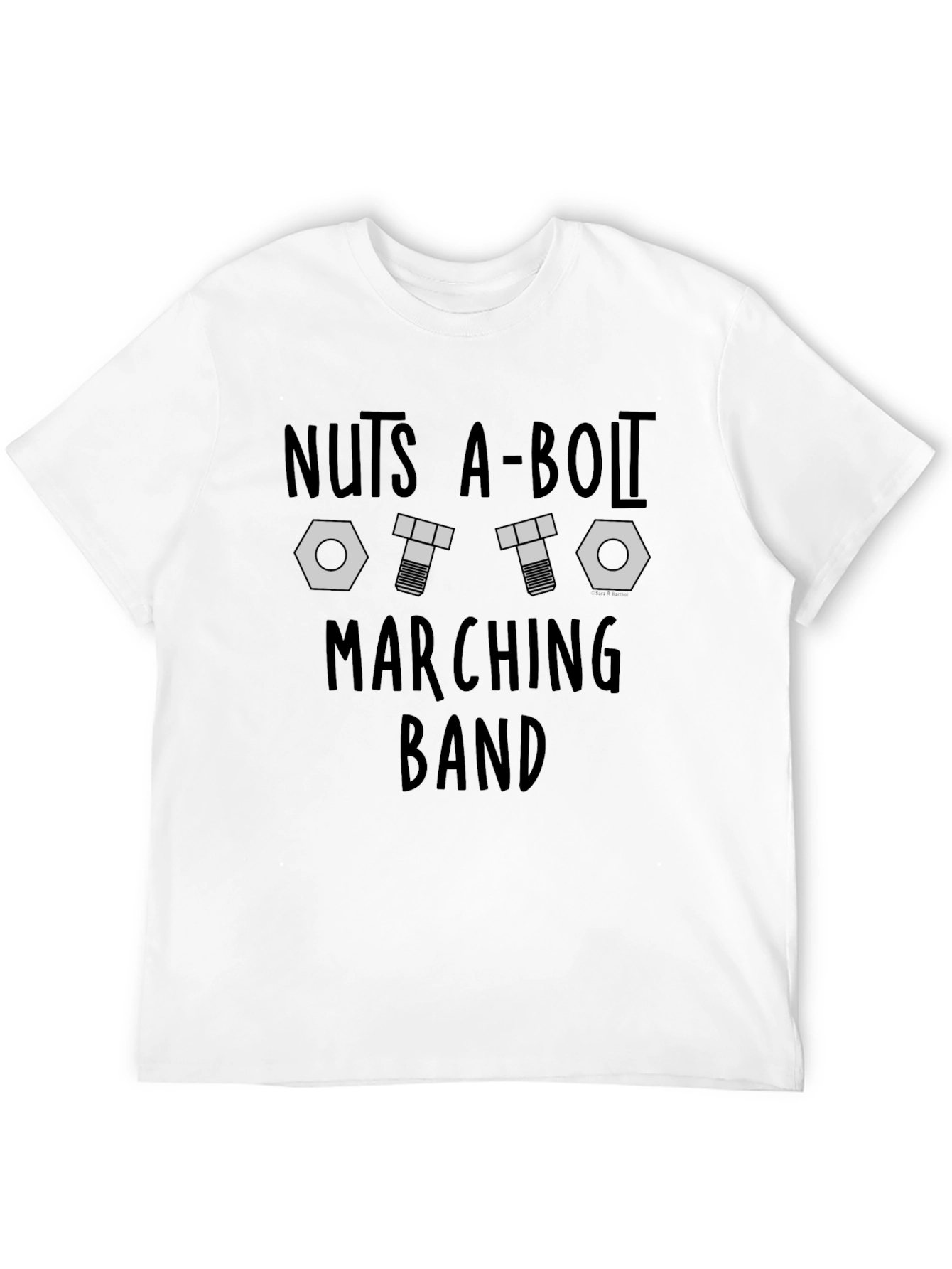 Camiseta Negra Nuts A-Bolt Marching Band