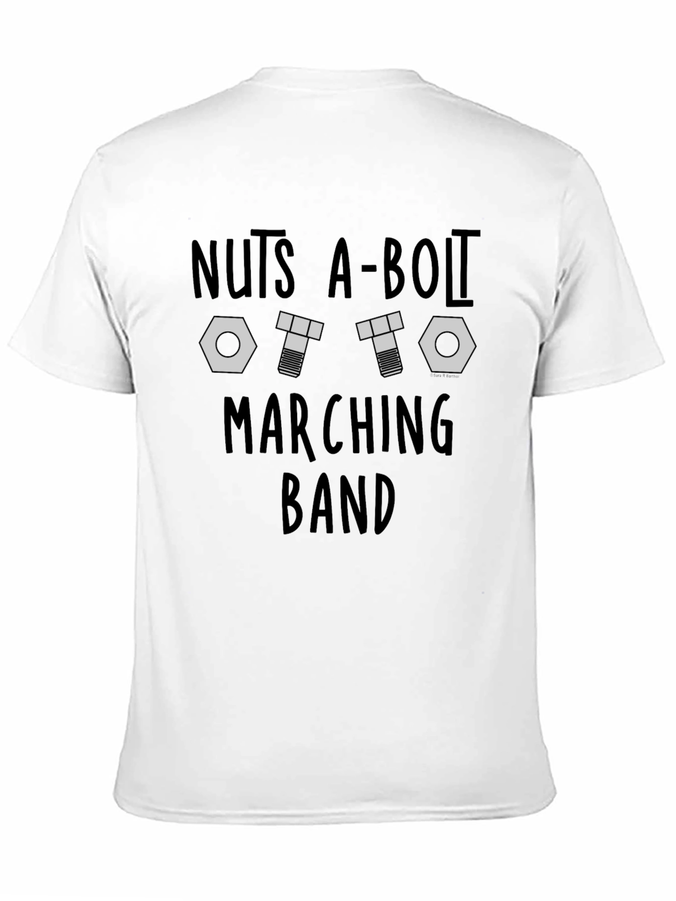 Camiseta Negra Nuts A-Bolt Marching Band