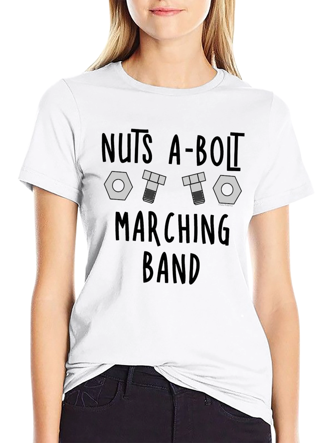 Camiseta Negra Nuts A-Bolt Marching Band
