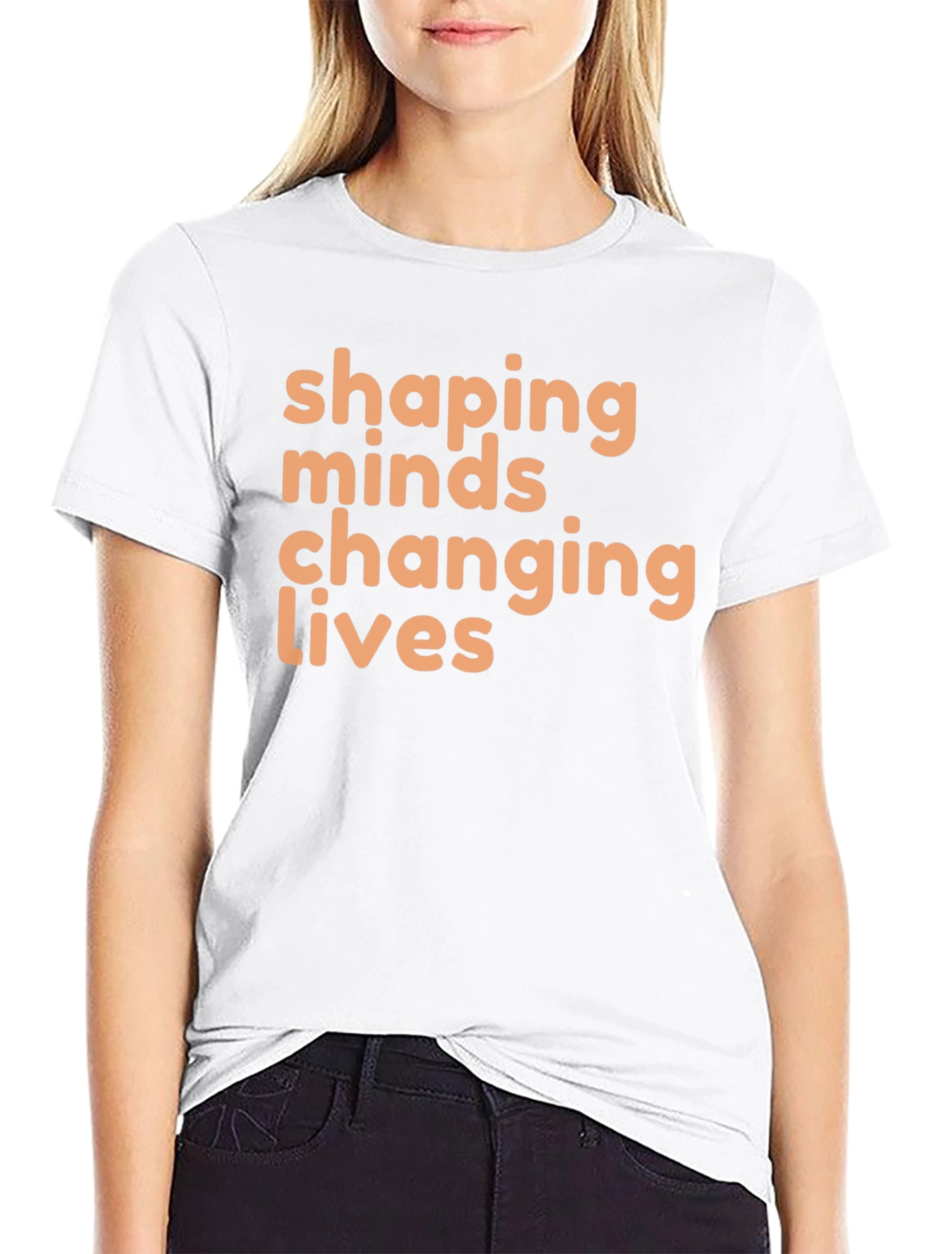 Camiseta Negra Shaping Minds Changing Lives