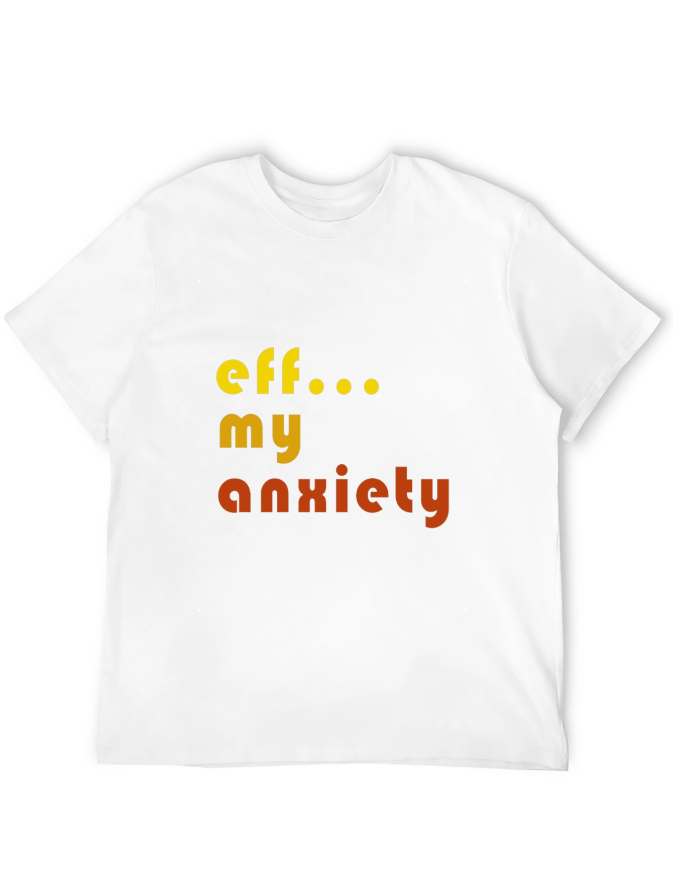 Camiseta Eff... My Anxiety Negra Unisex
