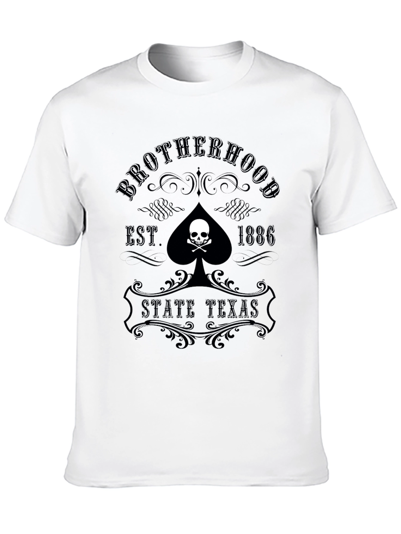 Camiseta Negra Brotherhood State Texas
