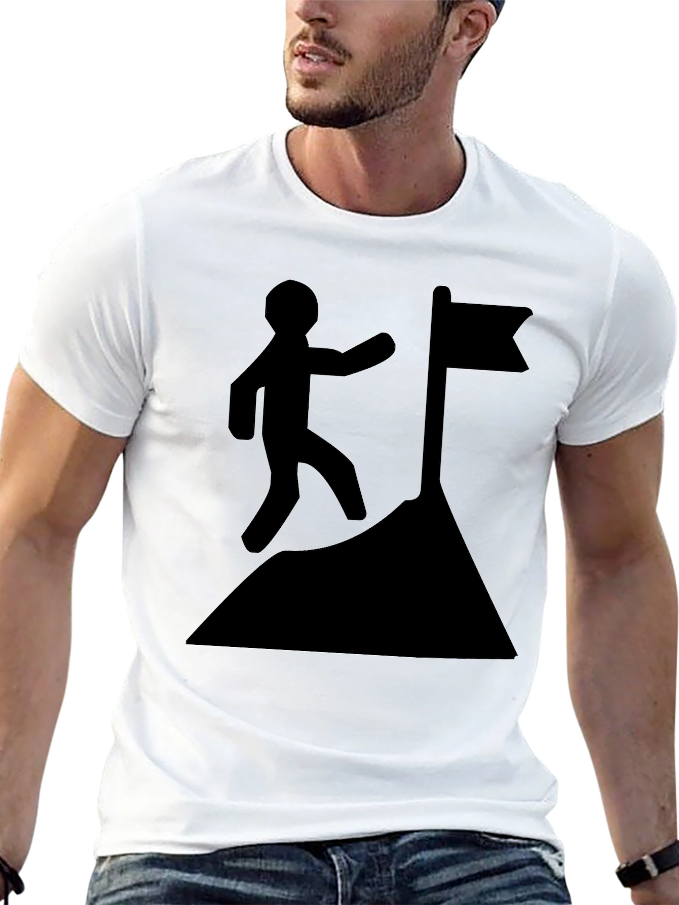 Camiseta Negra: Alcanza tu Meta con Estilo