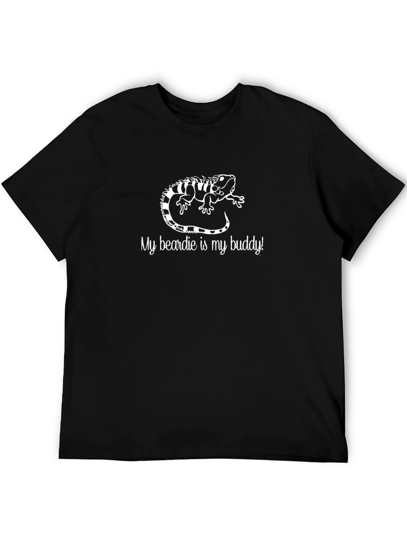 Camiseta Negra Mi Beardie es Mi Amigo