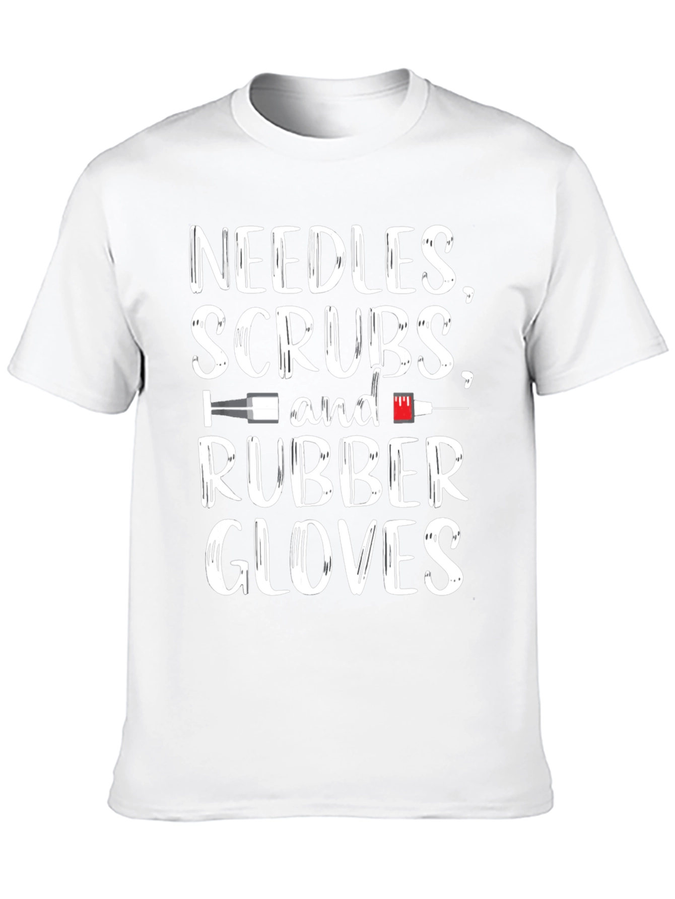 Camiseta Needles Scrubs Rubber Gloves