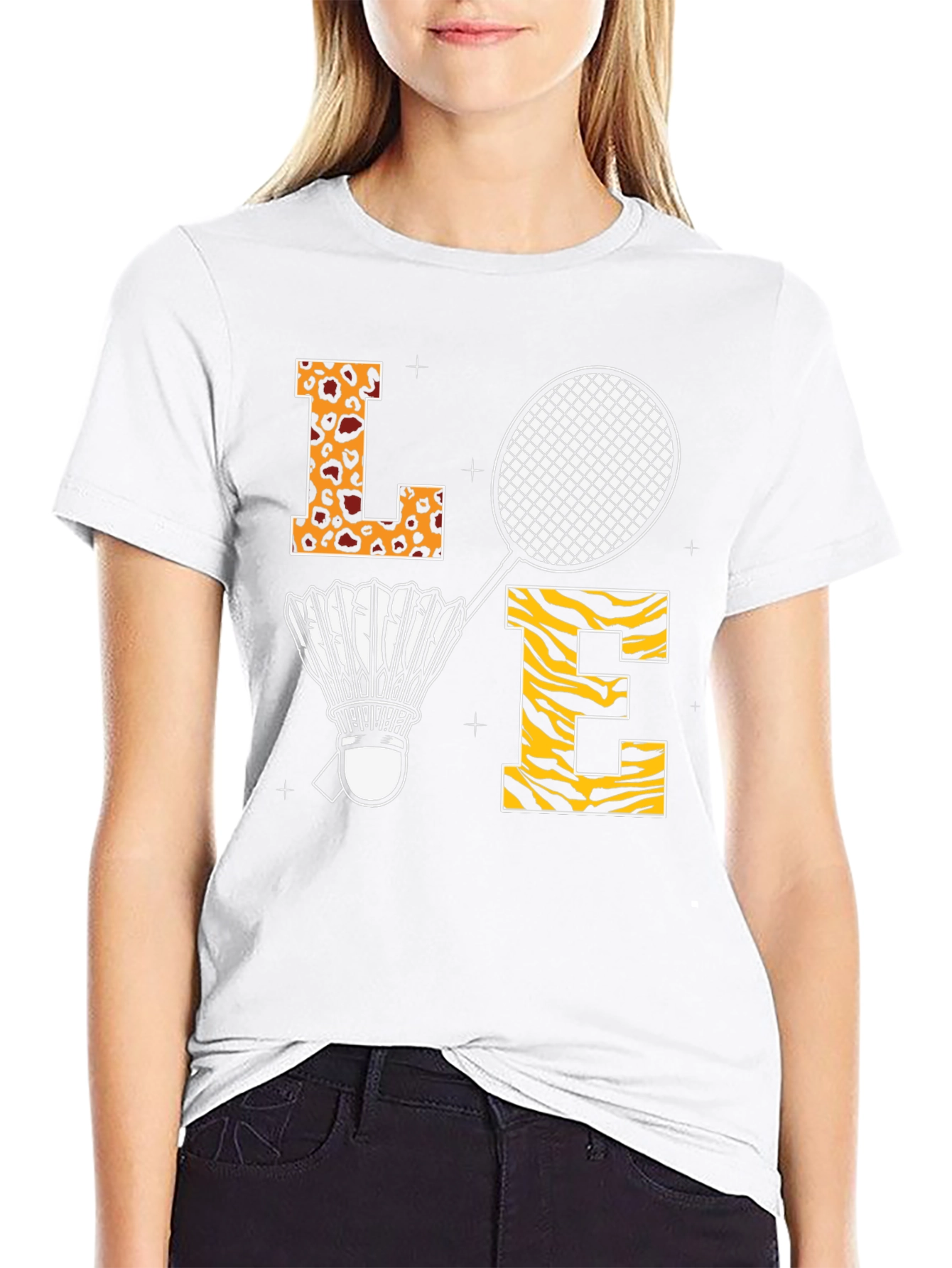 Camiseta Negra Love Bádminton