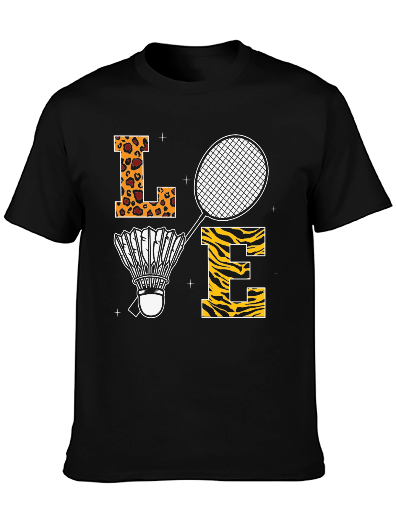 Camiseta Negra Love Bádminton