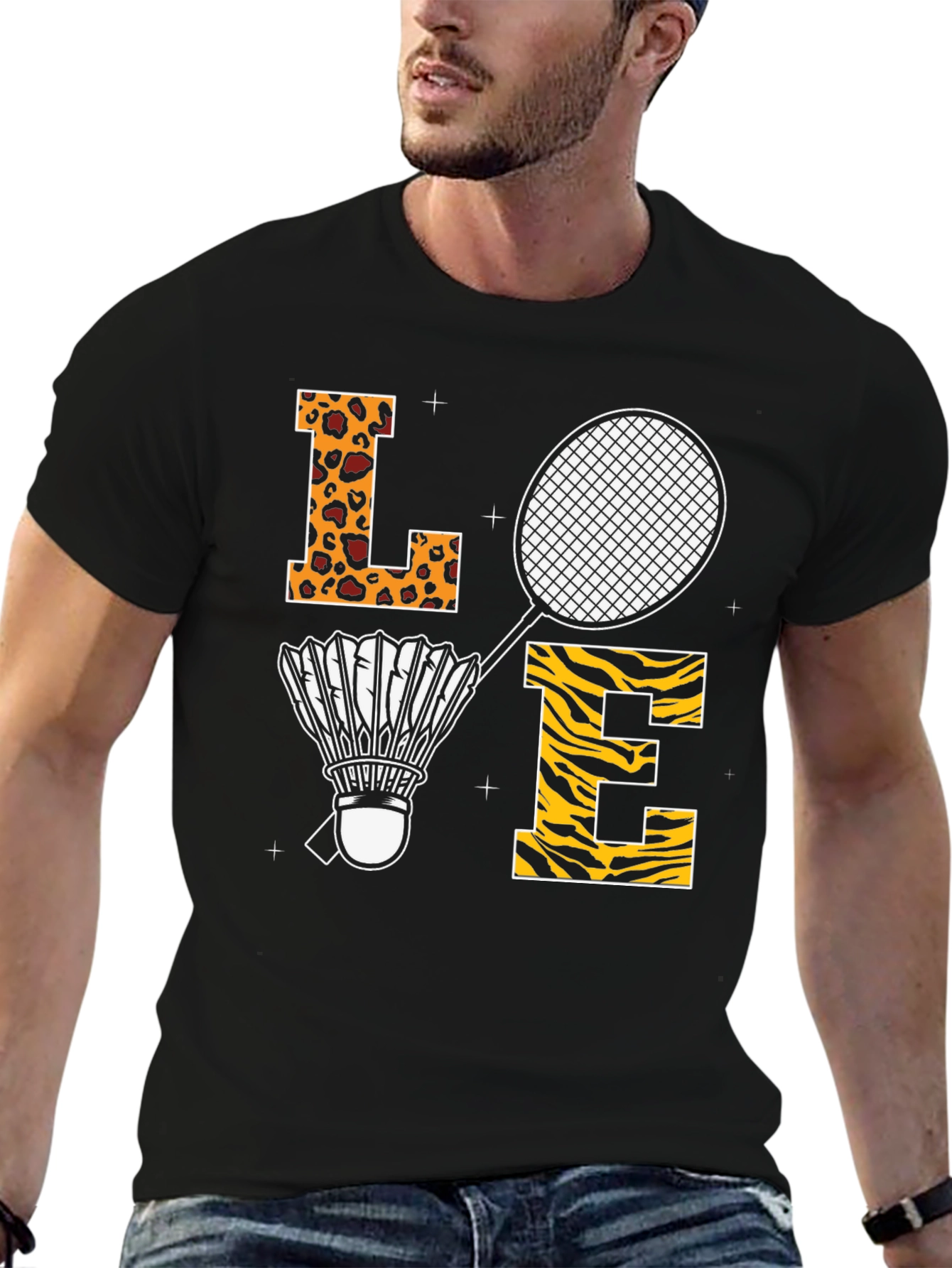 Camiseta Negra Love Bádminton
