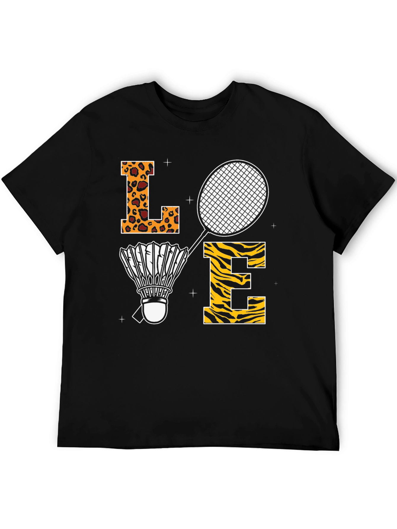 Camiseta Negra Love Bádminton