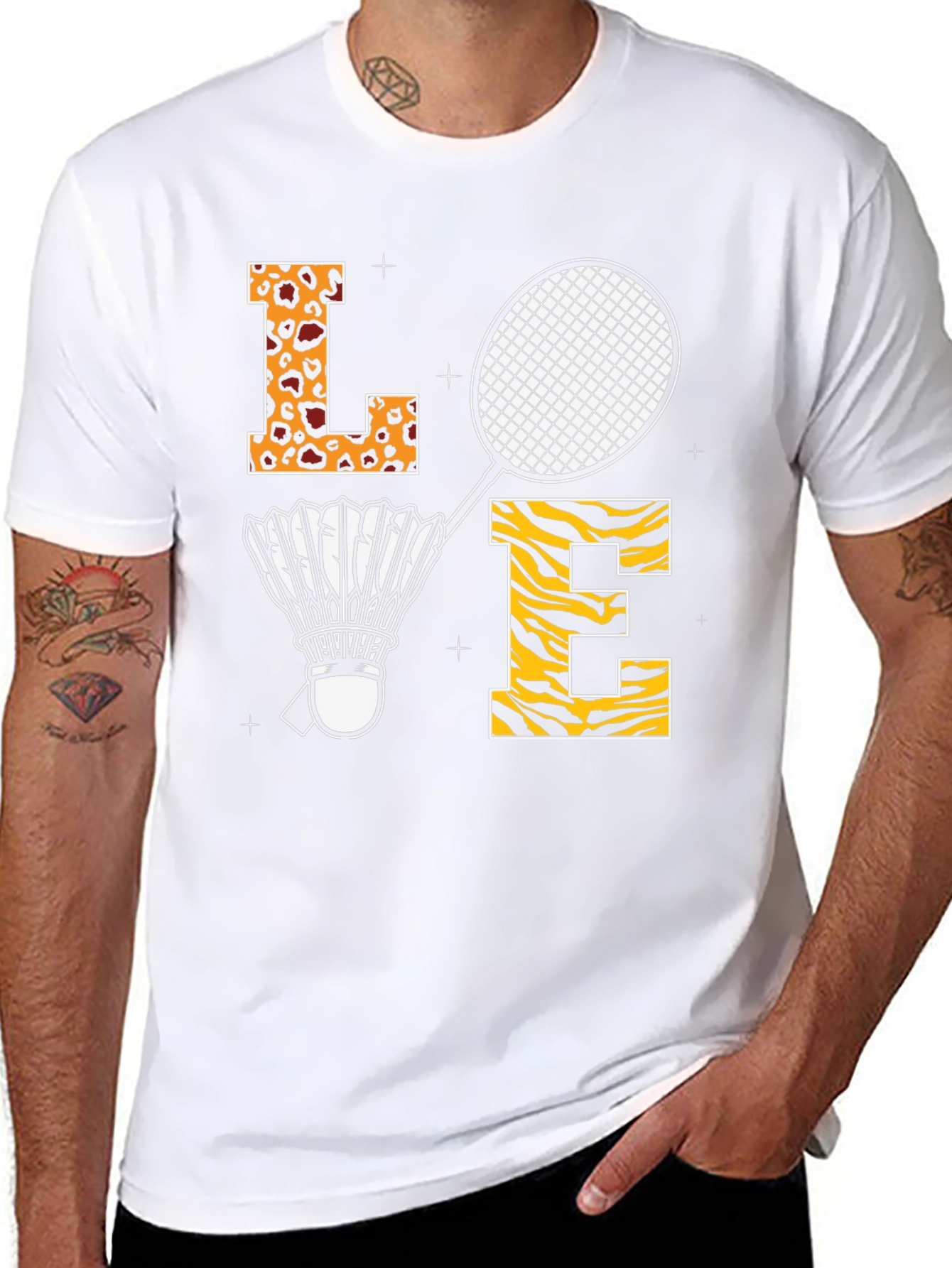 Camiseta Negra Love Bádminton