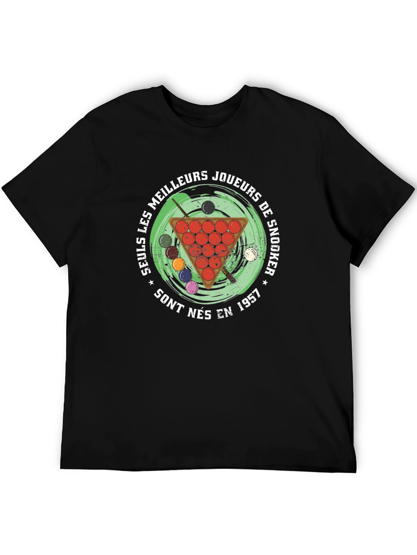 Camiseta Negra Snooker 1957