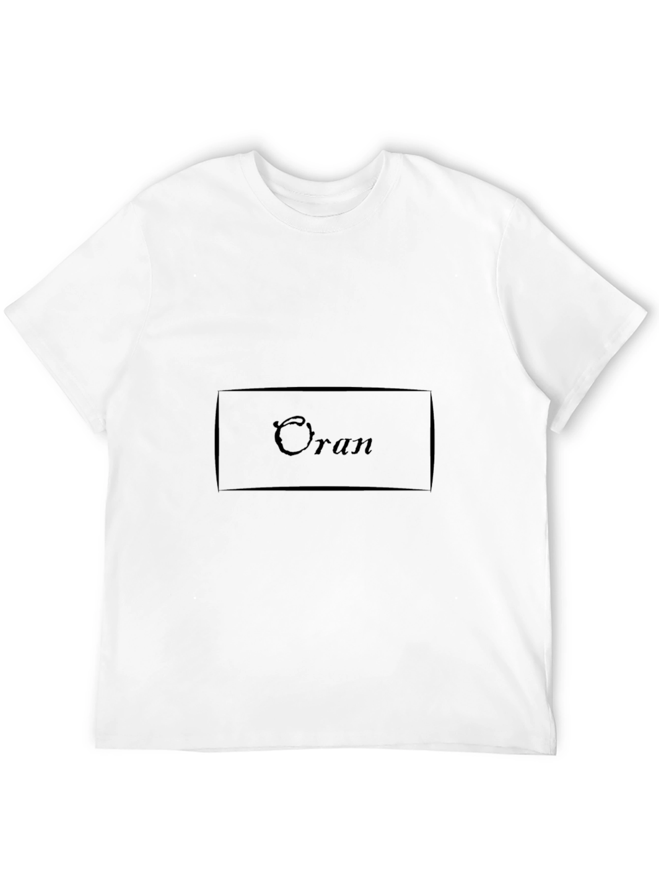 Camiseta Negra Oran Casual para Hombre