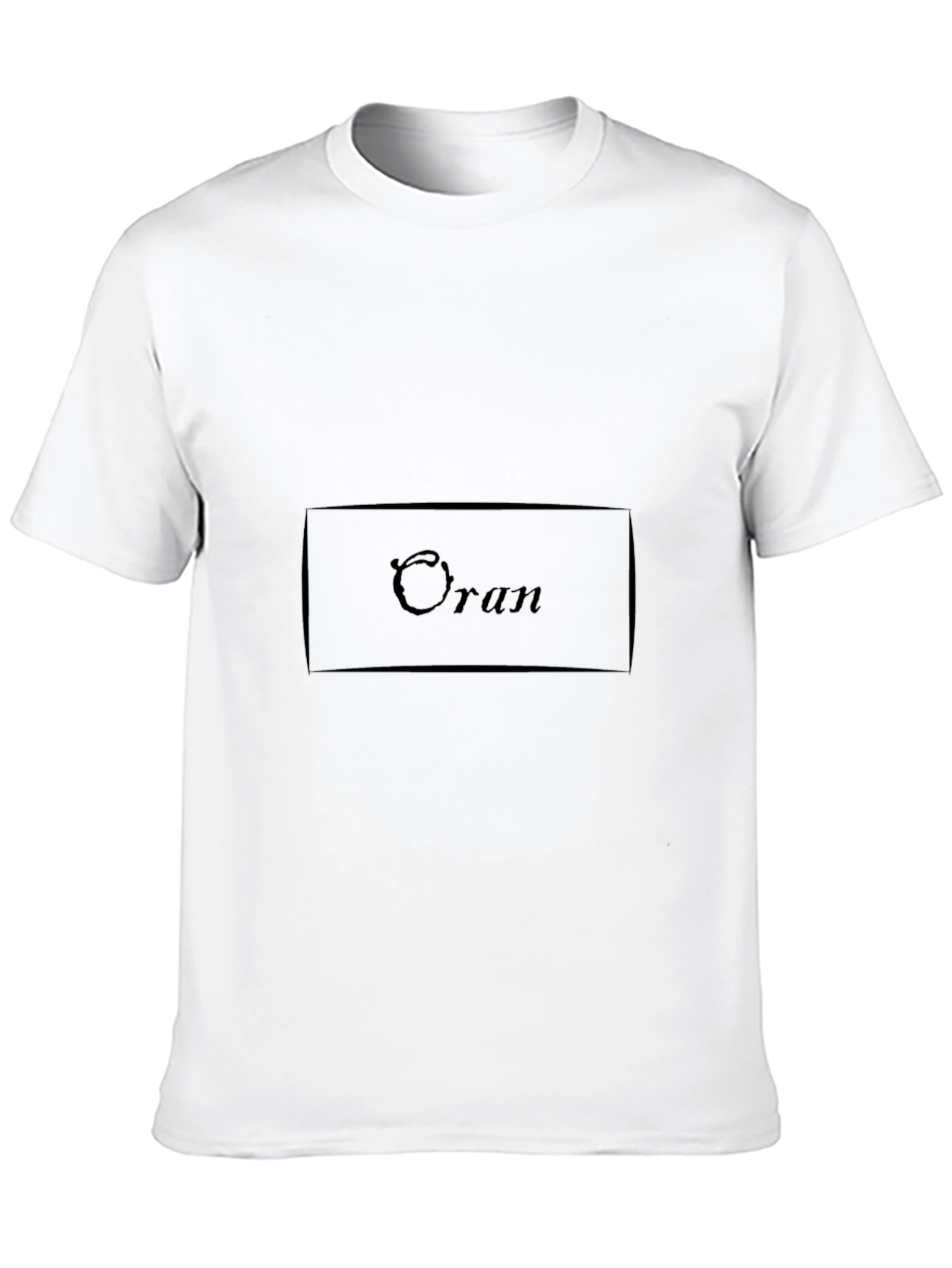 Camiseta Negra Oran Casual para Hombre