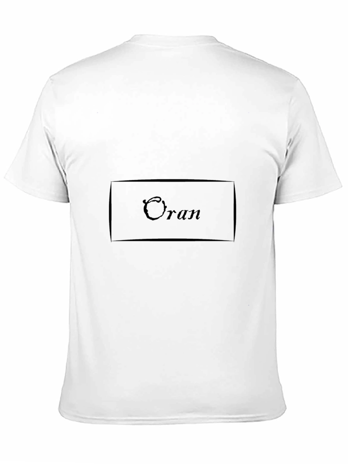 Camiseta Negra Oran Casual para Hombre