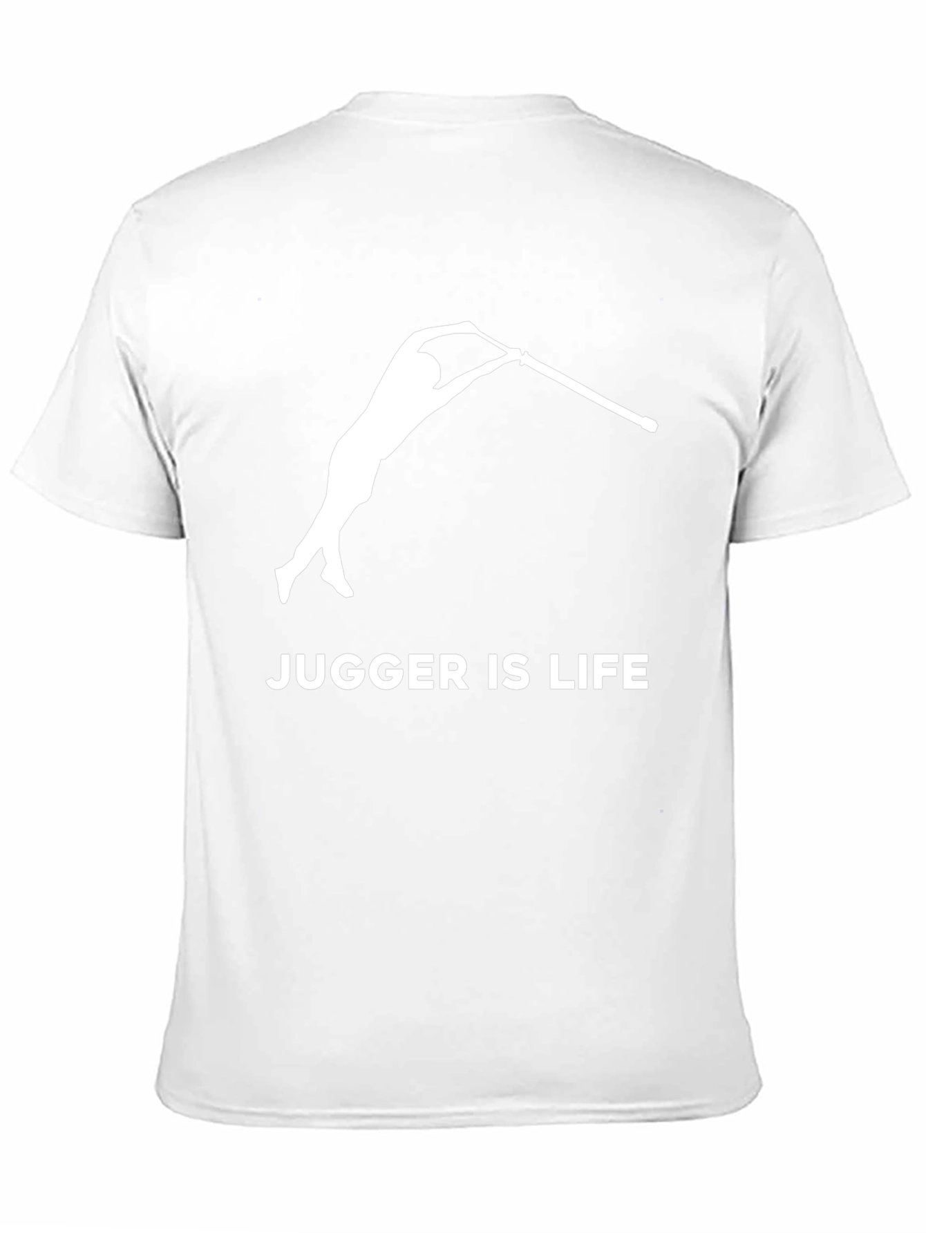Camiseta Negra Jugger Is Life para Fanáticos del Jugger