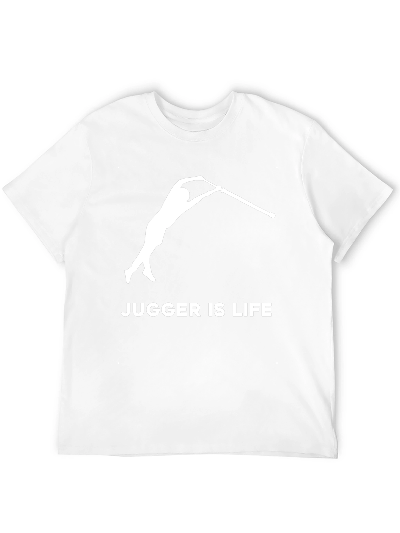 Camiseta Negra Jugger Is Life para Fanáticos del Jugger