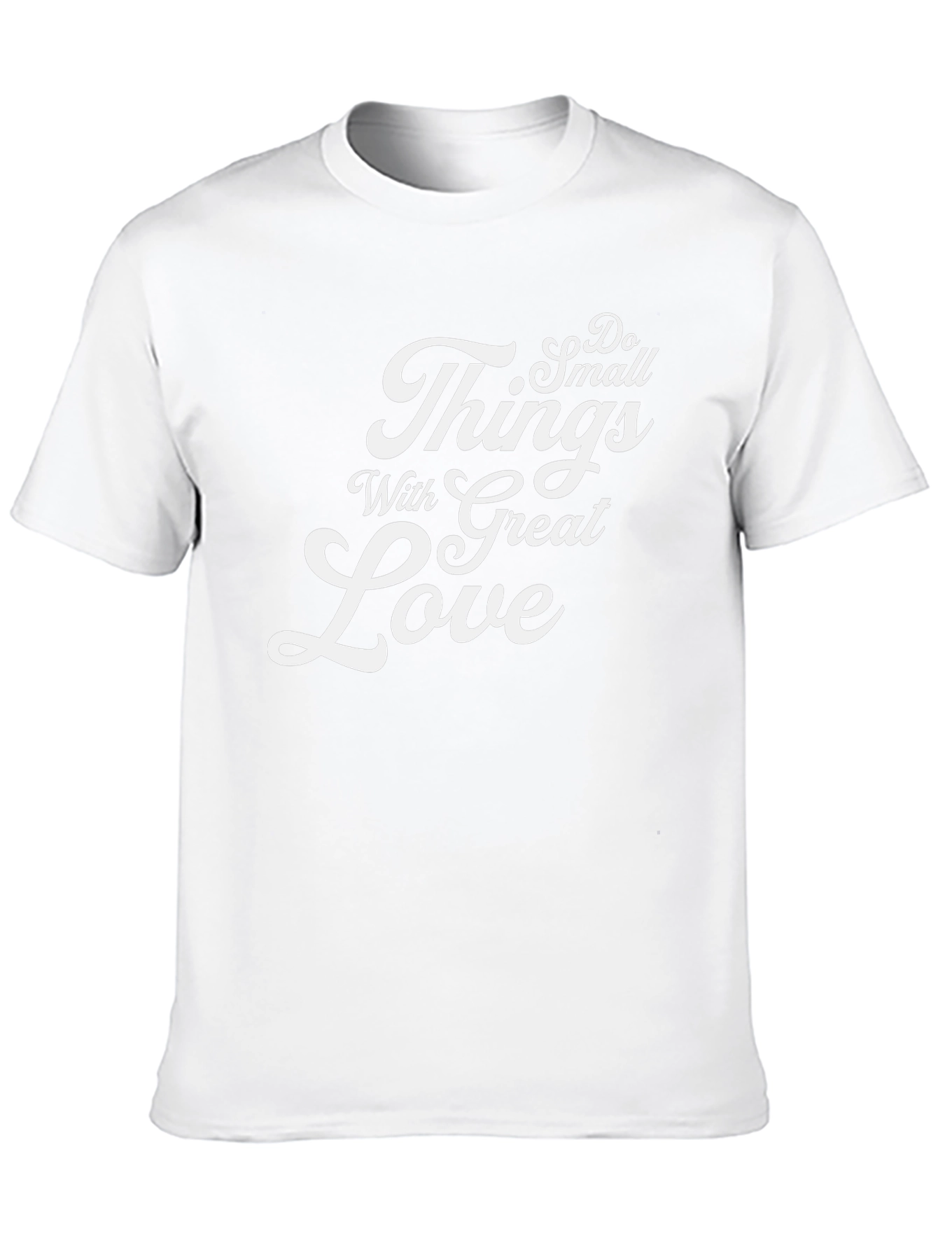 Camiseta Negra Haz Cosas Pequeñas Con Gran Amor