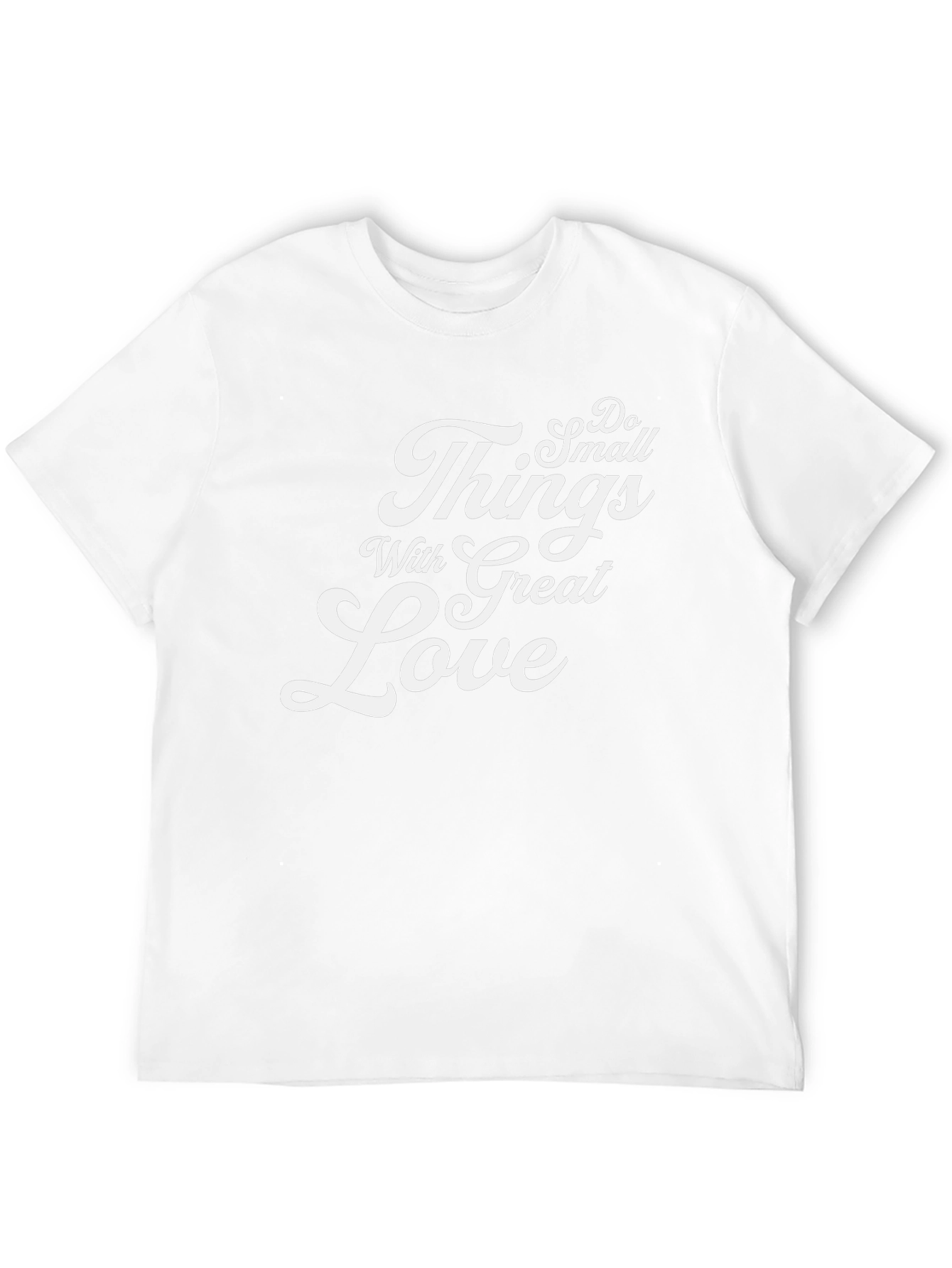 Camiseta Negra Haz Cosas Pequeñas Con Gran Amor