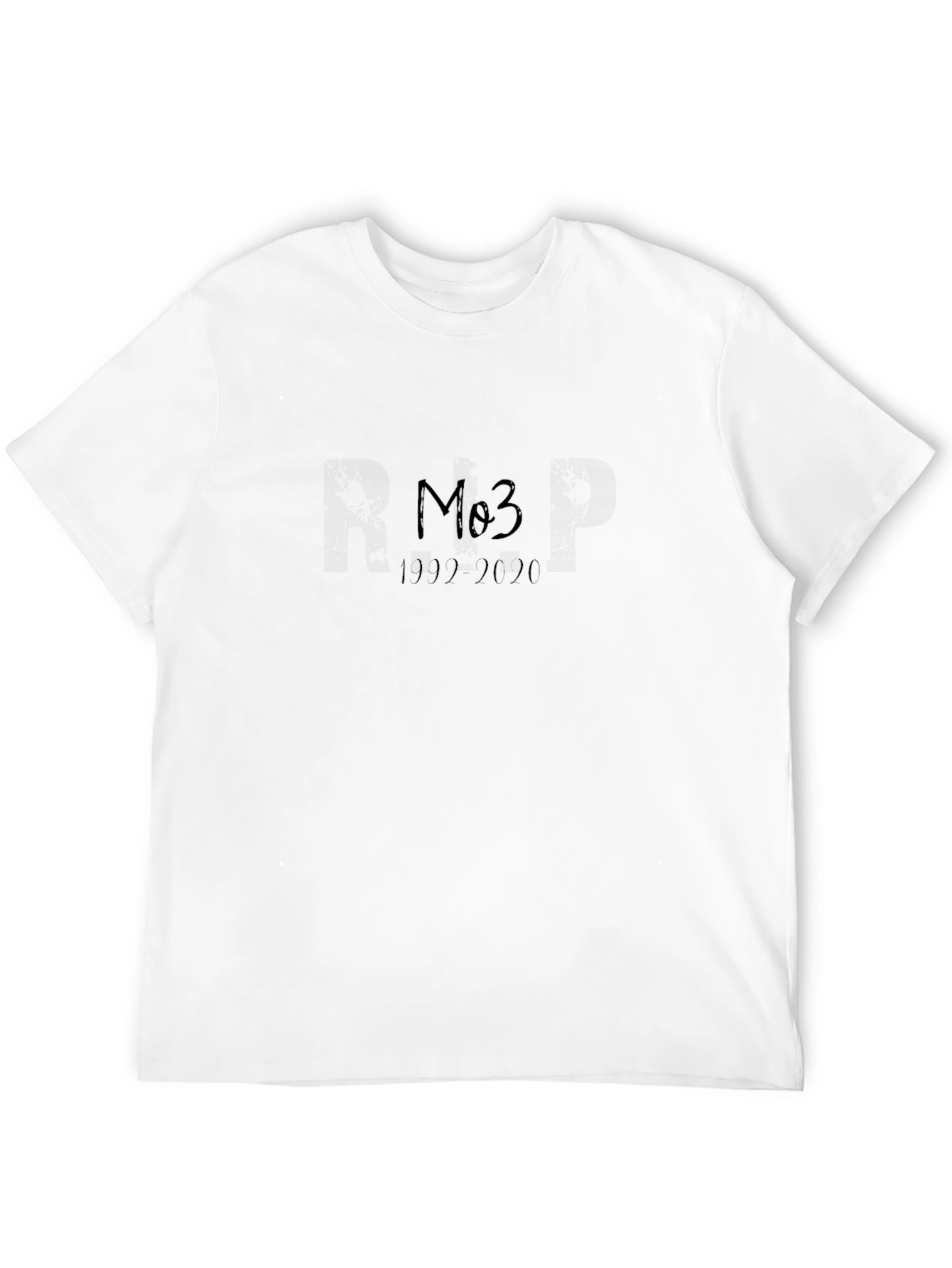 Camiseta Negra Mo3 1992-2020 Homenaje Conmemorativa
