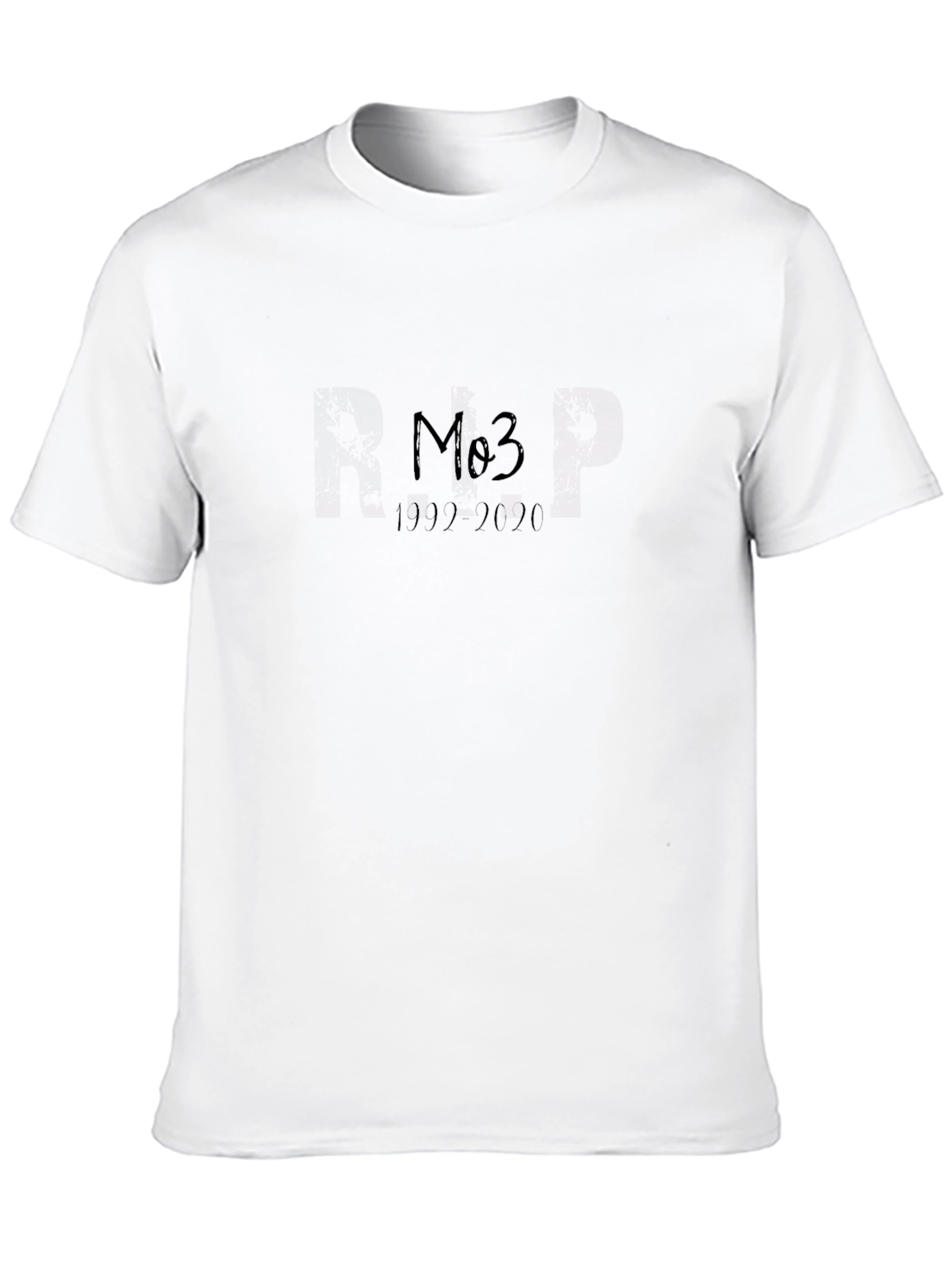 Camiseta Negra Mo3 1992-2020 Homenaje Conmemorativa
