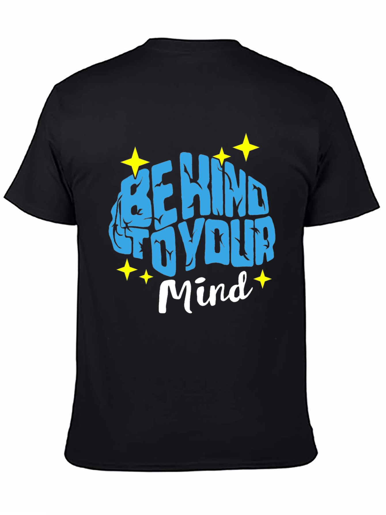 Camiseta Negra Sé amable con tu mente