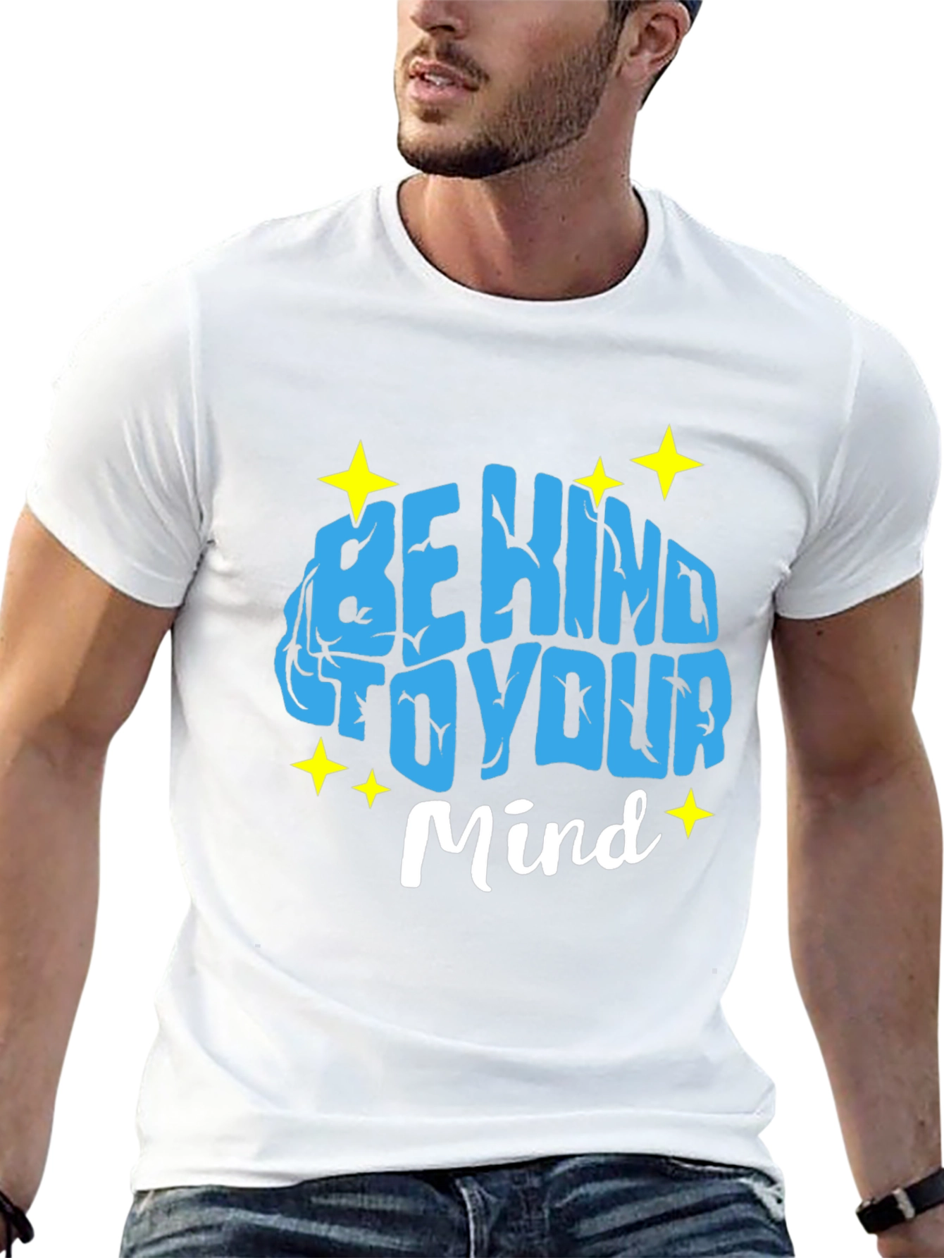 Camiseta Negra Sé amable con tu mente
