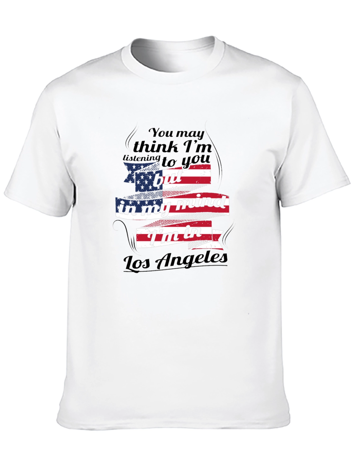 Camiseta Negra Los Ángeles en mi Mente