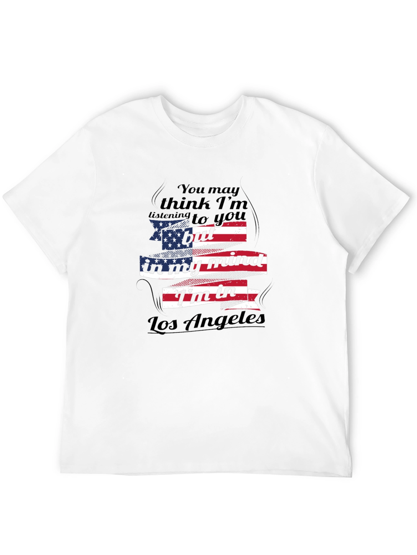 Camiseta Negra Los Ángeles en mi Mente