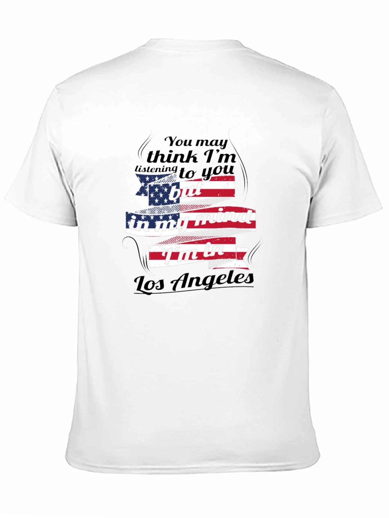 Camiseta Negra Los Ángeles en mi Mente