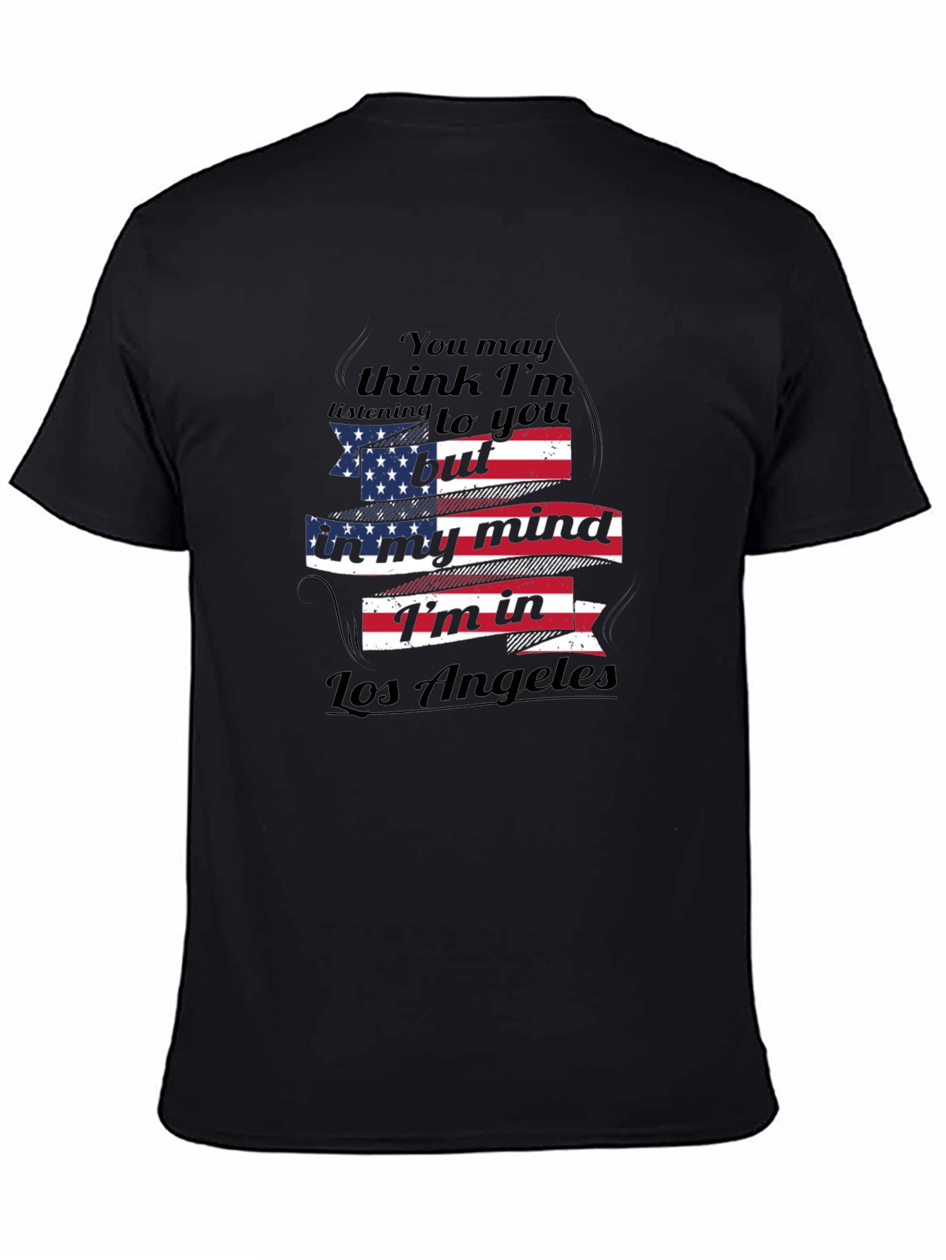 Camiseta Negra Los Ángeles en mi Mente