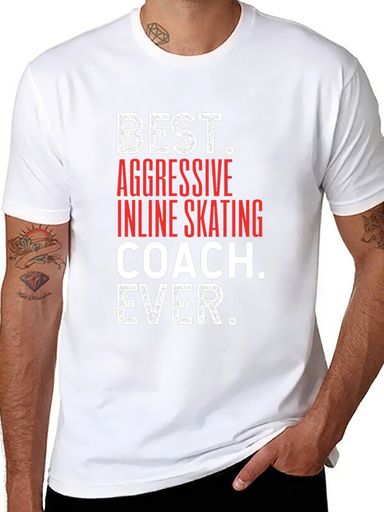 Camiseta Negra Mejor Entrenador Patinaje Agresivo
