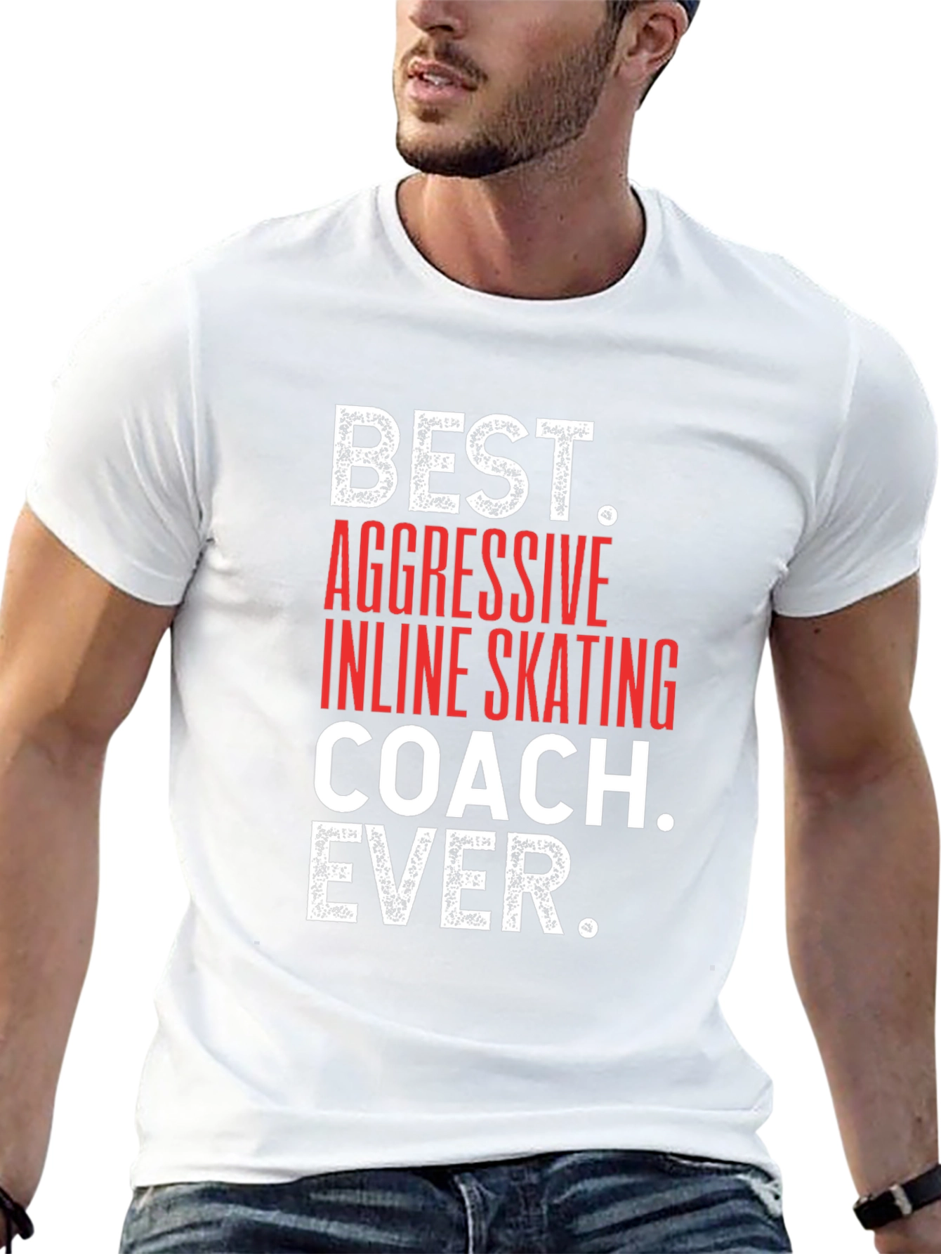 Camiseta Negra Mejor Entrenador Patinaje Agresivo