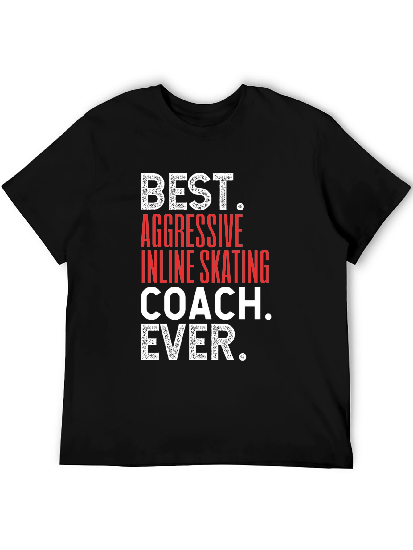 Camiseta Negra Mejor Entrenador Patinaje Agresivo